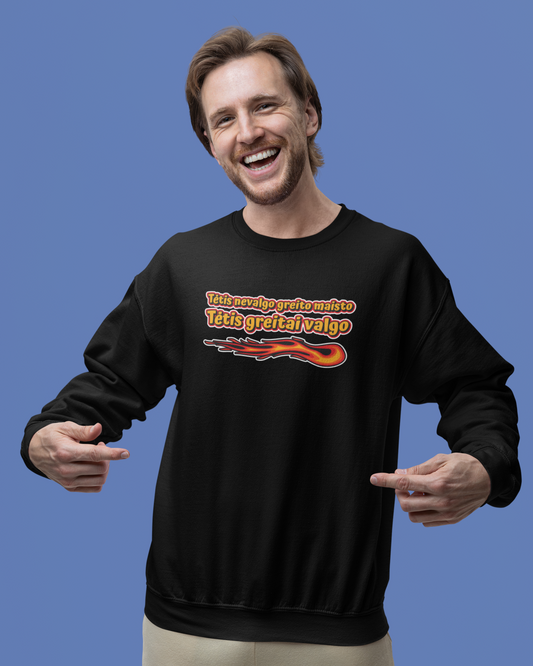 Džemperis - Tėtis greitai valgo