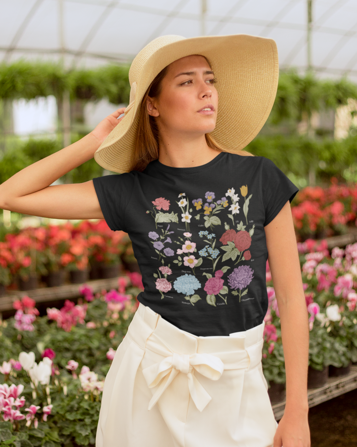 Marškinėliai - Gėlės