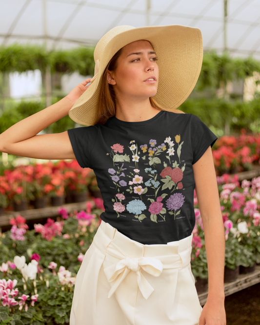 Marškinėliai - Gėlės