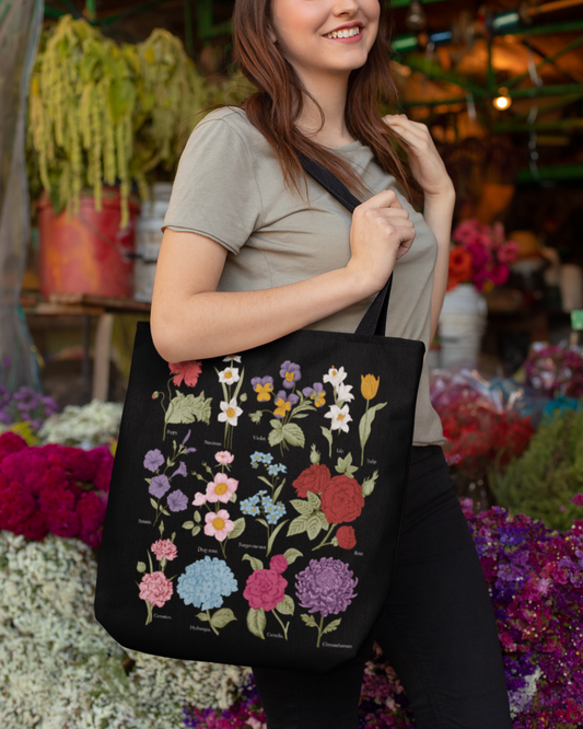 Medžiaginis maišelis - Gėlės