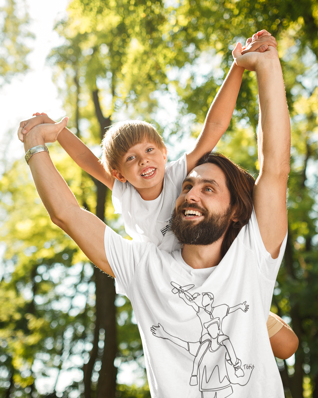 Marškinėliai - Tėčiui nuo sūnaus