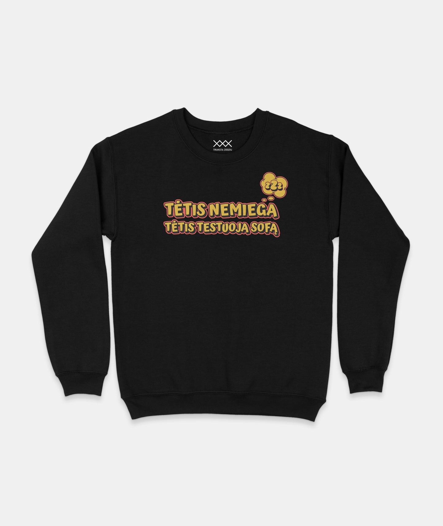 Džemperis - Tėtis testuoja sofą