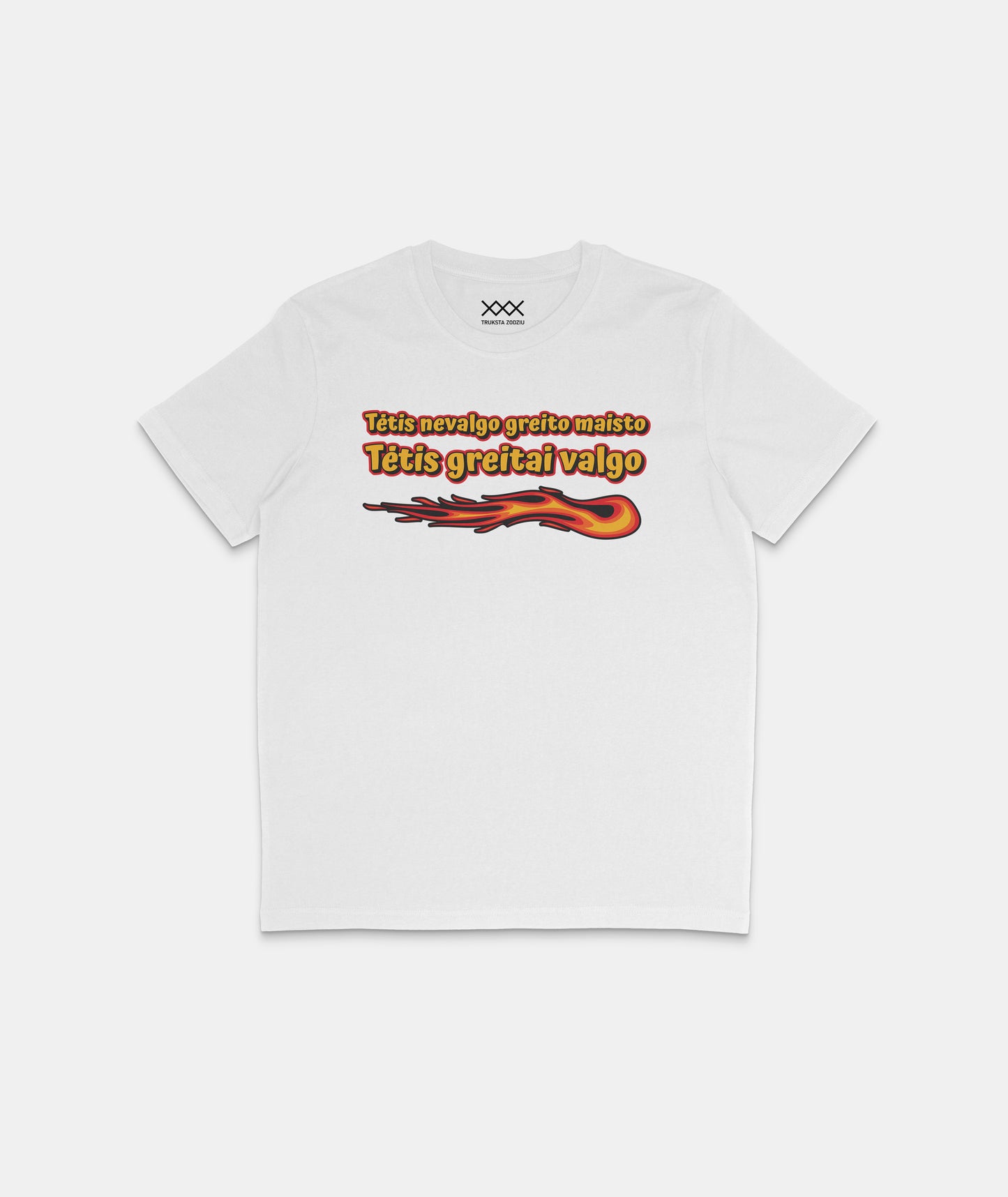 Marškinėliai - Tėtis greitai valgo